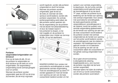 2021-2025 Fiat Ducato Camper Owner's Manual | Dutch