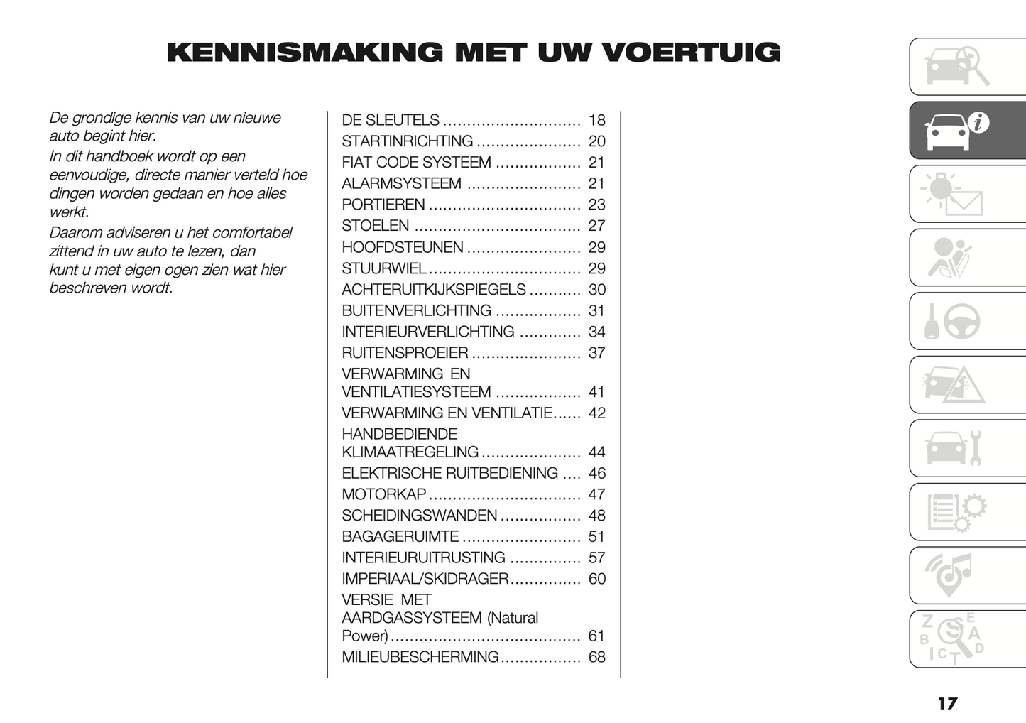 2022-2024 Fiat Fiorino/Qubo Owner's Manual | Dutch