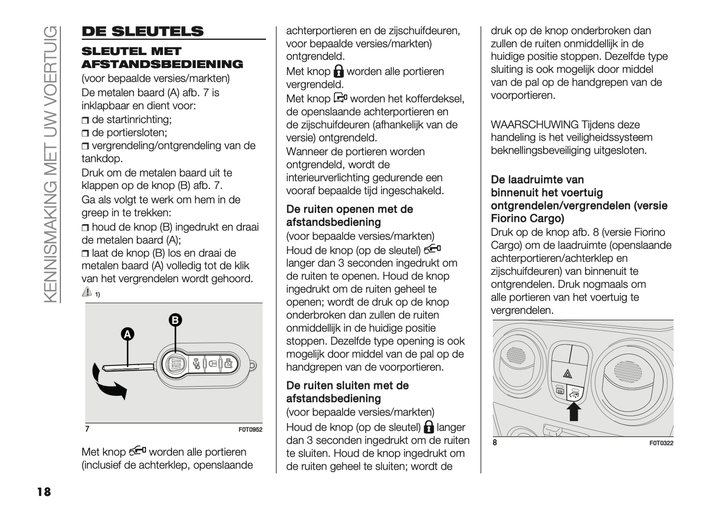 2022-2024 Fiat Fiorino/Qubo Owner's Manual | Dutch