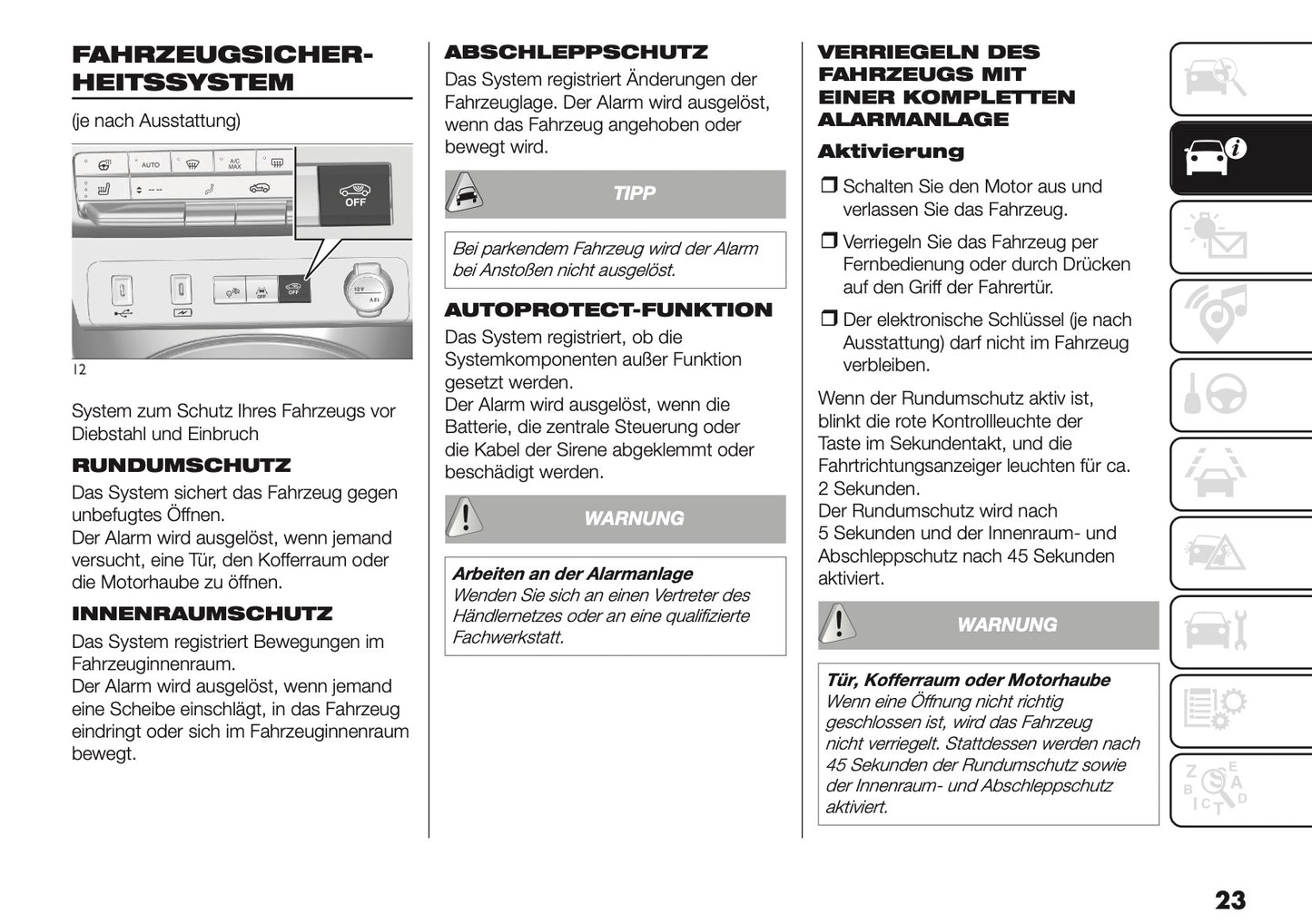 2025-2026 Fiat Grande Panda Owner's Manual | German