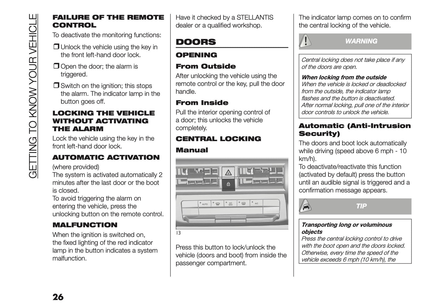 2026 Fiat Grande Panda Owner's Manual | English