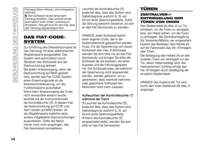 2024-2025 Fiat Panda/Panda Cross Owner's Manual | German