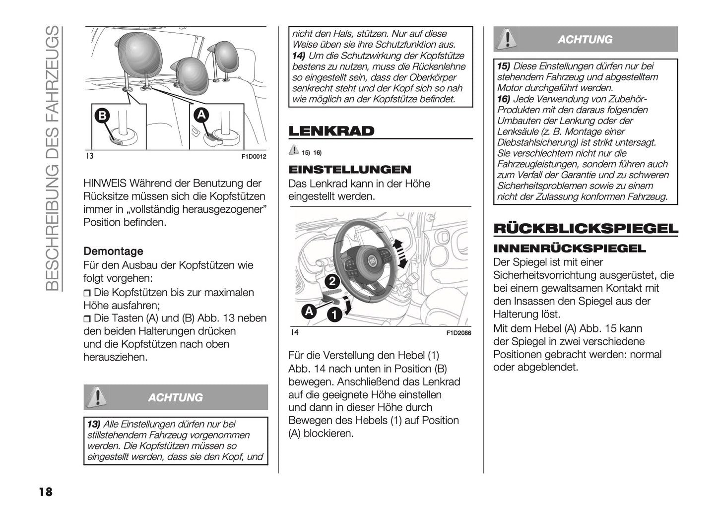 2024-2025 Fiat Panda/Panda Cross Owner's Manual | German