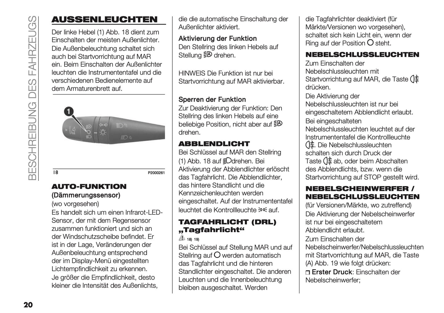 2024-2025 Fiat Panda/Panda Cross Owner's Manual | German