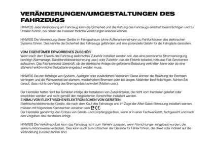 2024-2025 Fiat Panda/Panda Cross Owner's Manual | German