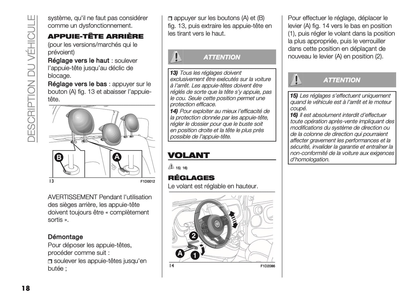 2025-2026 Fiat Panda/Pandina Owner's Manual | French