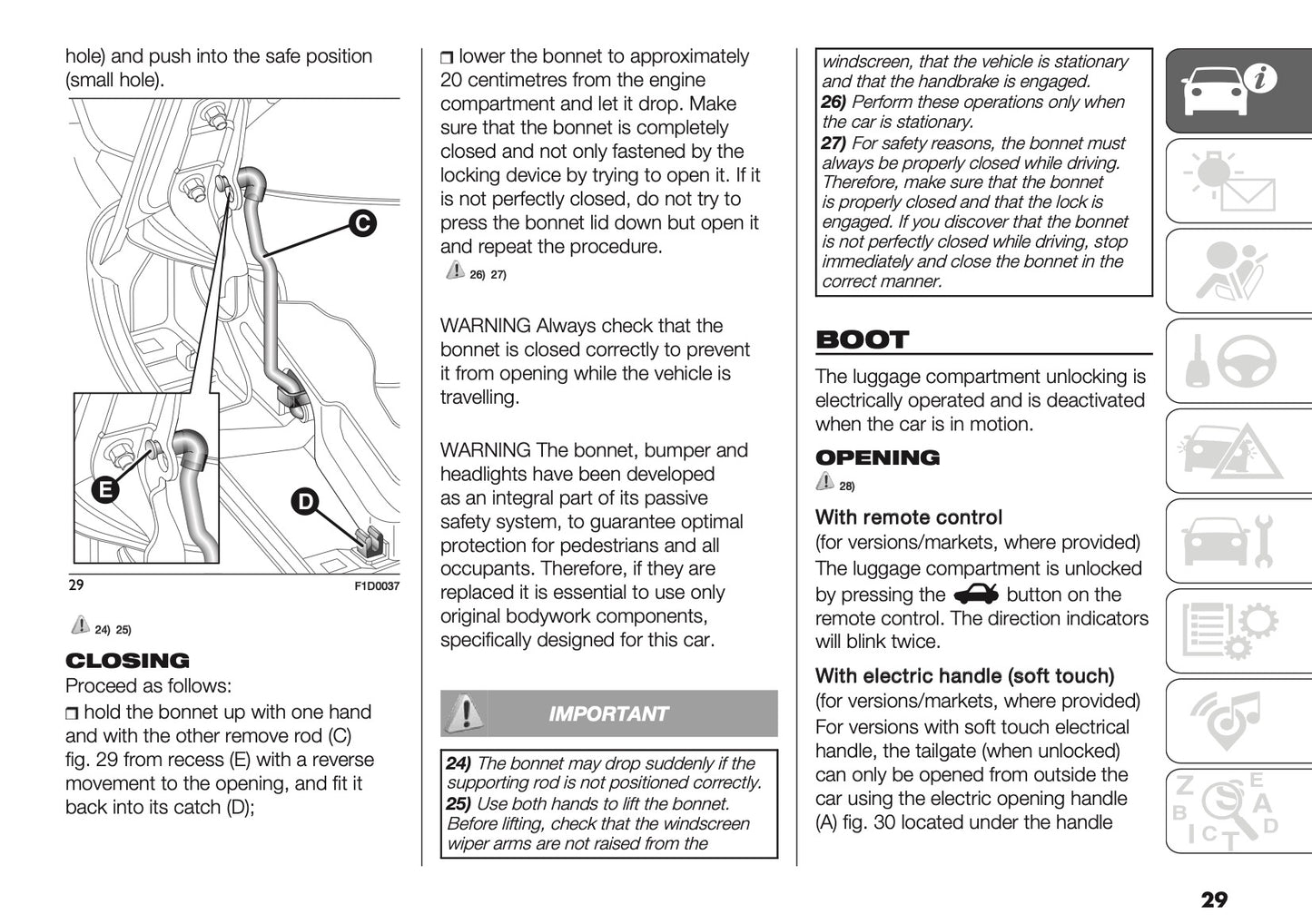2024-2025 Fiat Panda/Panda Cross Owner's Manual | English