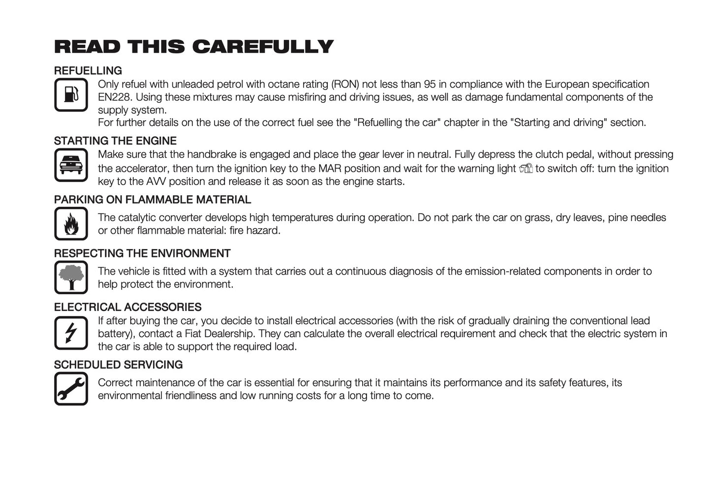 2026 Fiat Panda/Pandina Owner's Manual | English