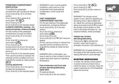 2026 Fiat Panda/Pandina Owner's Manual | English