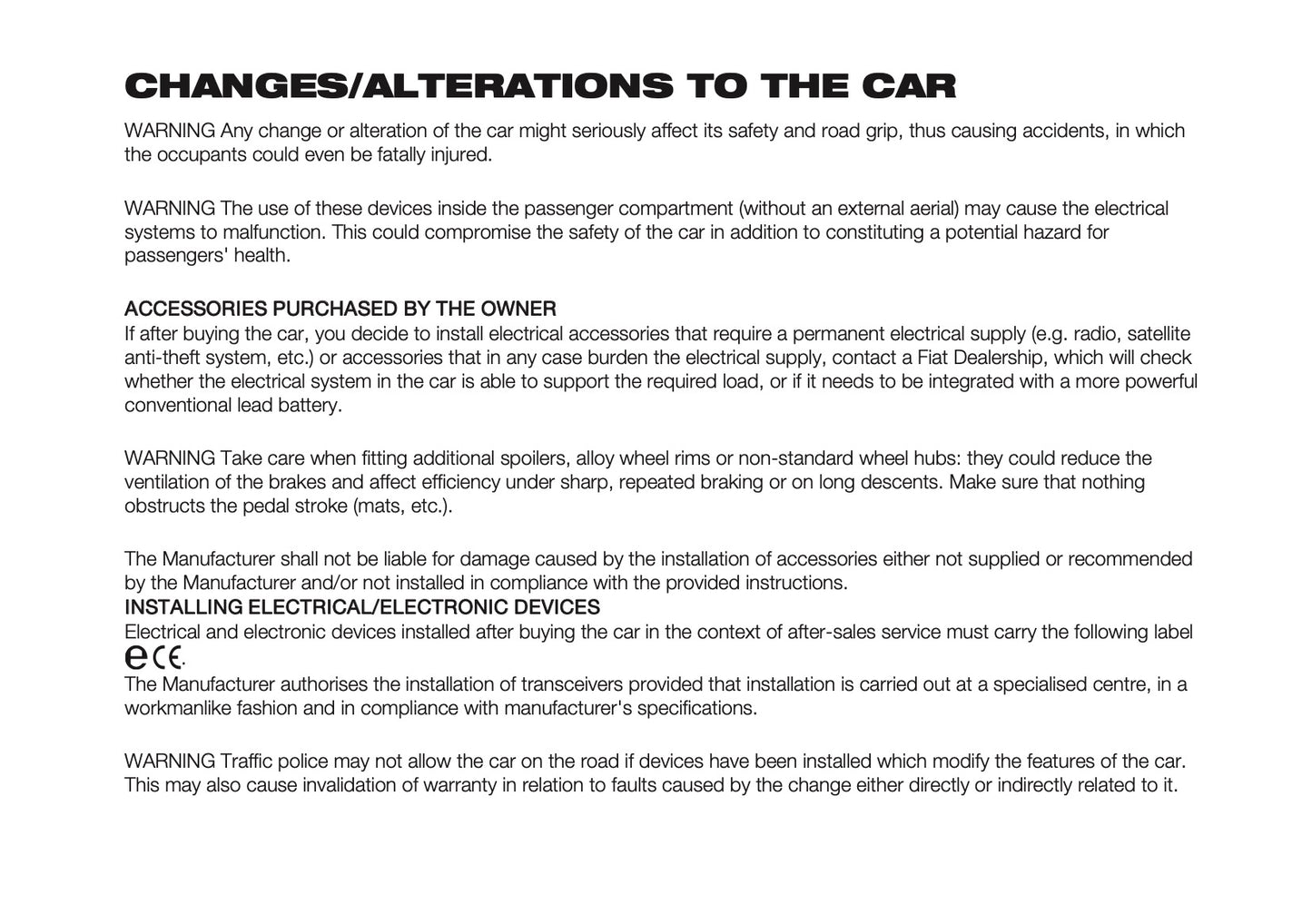 2026 Fiat Panda/Pandina Owner's Manual | English