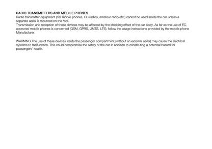 2026 Fiat Panda/Pandina Owner's Manual | English
