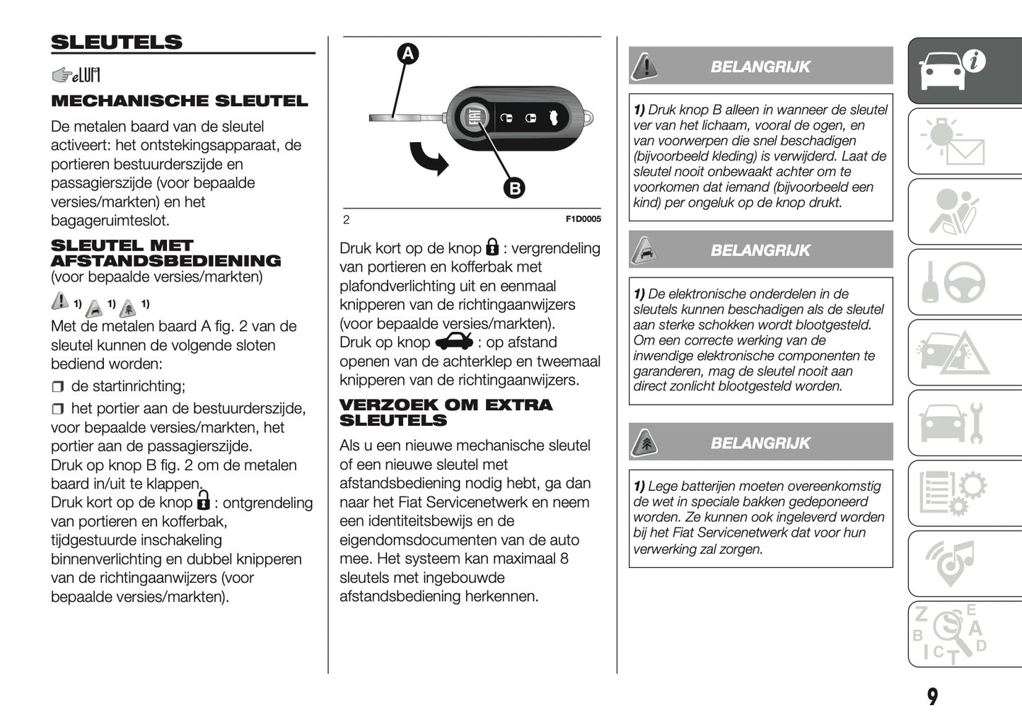2018-2019 Fiat Panda Owner's Manual | Dutch