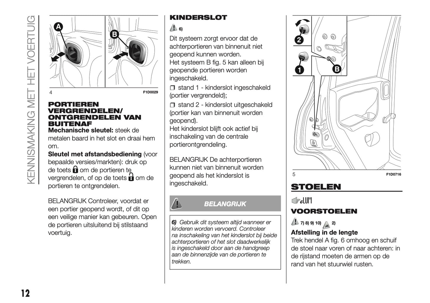 2018-2019 Fiat Panda Owner's Manual | Dutch