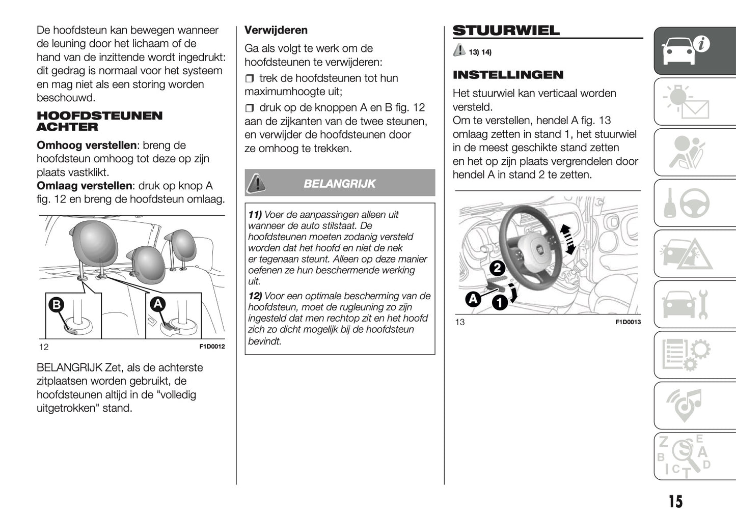 2018-2019 Fiat Panda Owner's Manual | Dutch