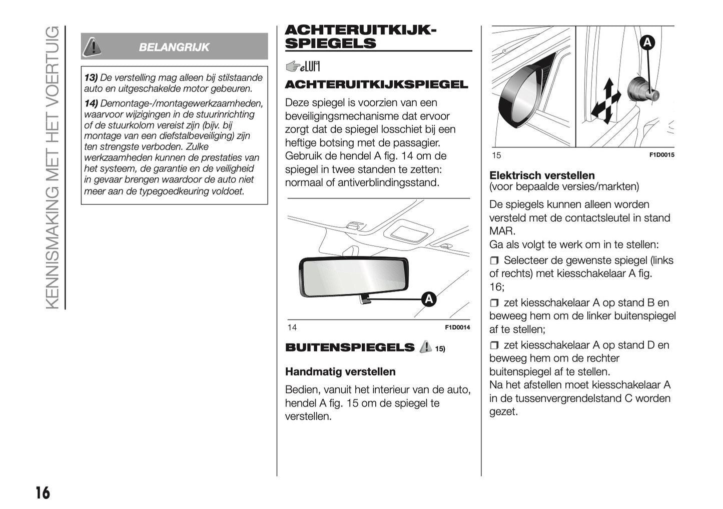 2018-2019 Fiat Panda Owner's Manual | Dutch