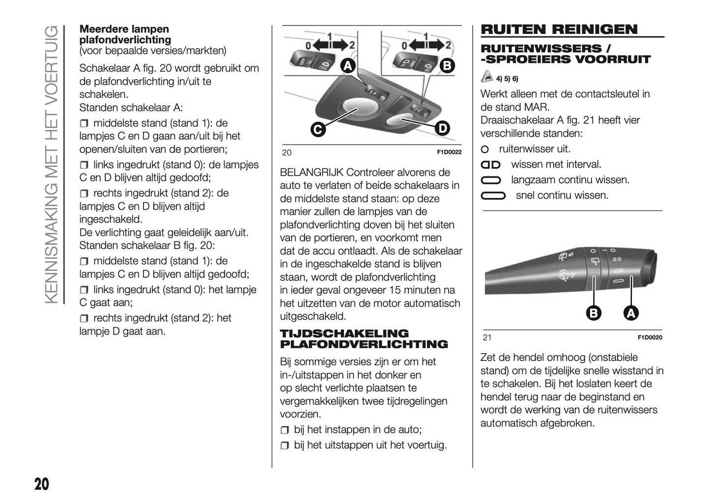 2018-2019 Fiat Panda Owner's Manual | Dutch