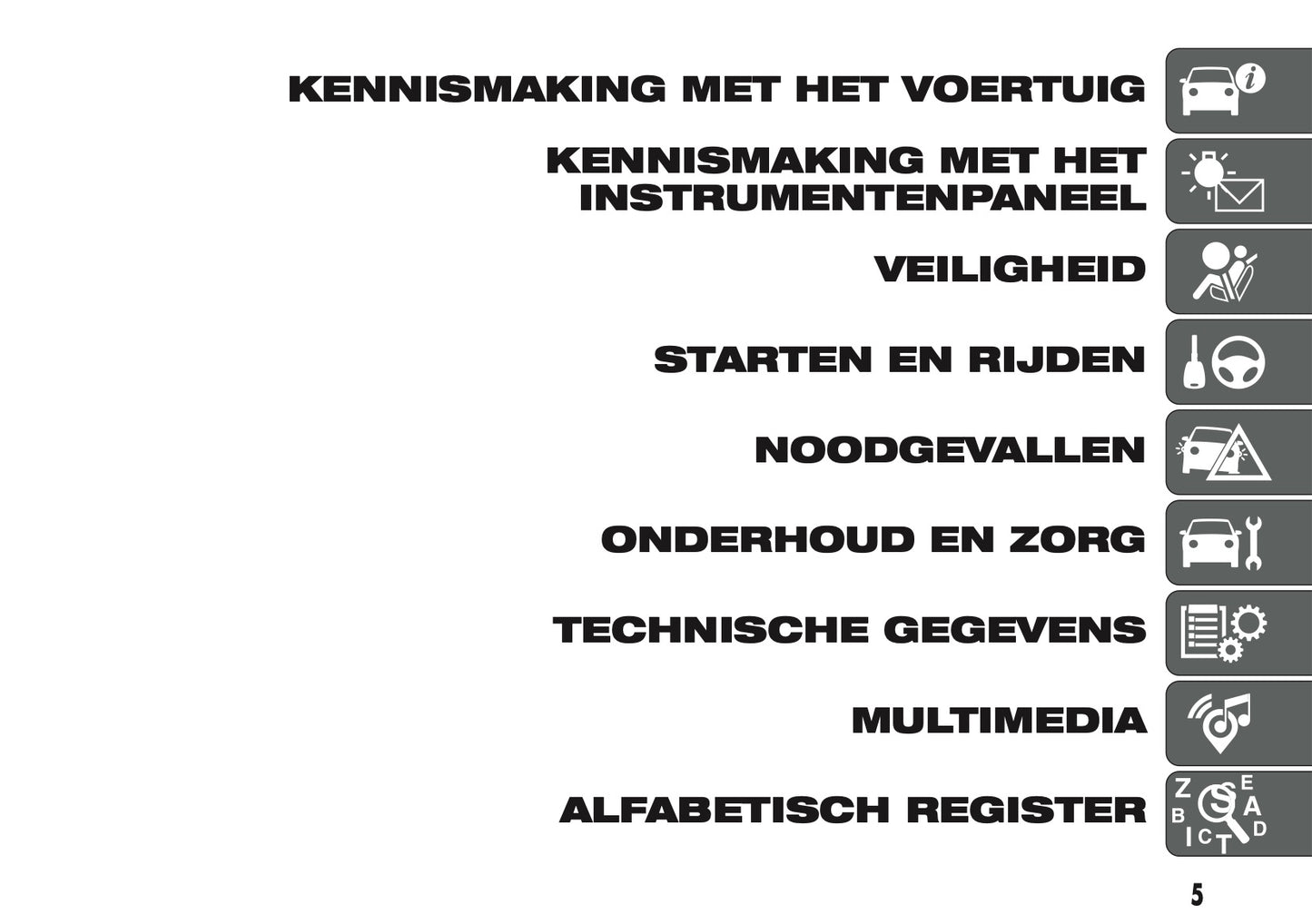 2018-2019 Fiat Panda Owner's Manual | Dutch