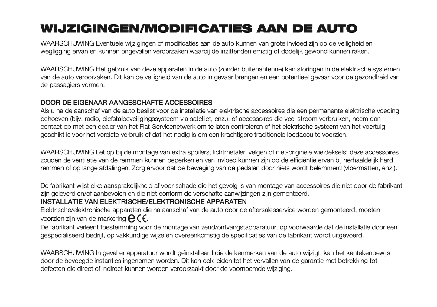 2024 Fiat Panda/Panda Hybrid Owner's Manual | Dutch