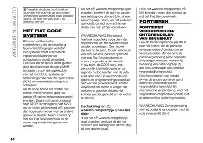 2026 Fiat Panda/Pandina Owner's Manual | Dutch