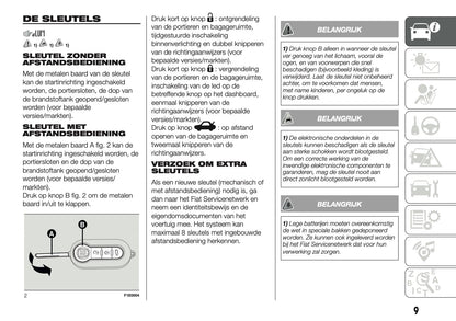 2017 Fiat Punto Easy Owner's Manual | Dutch