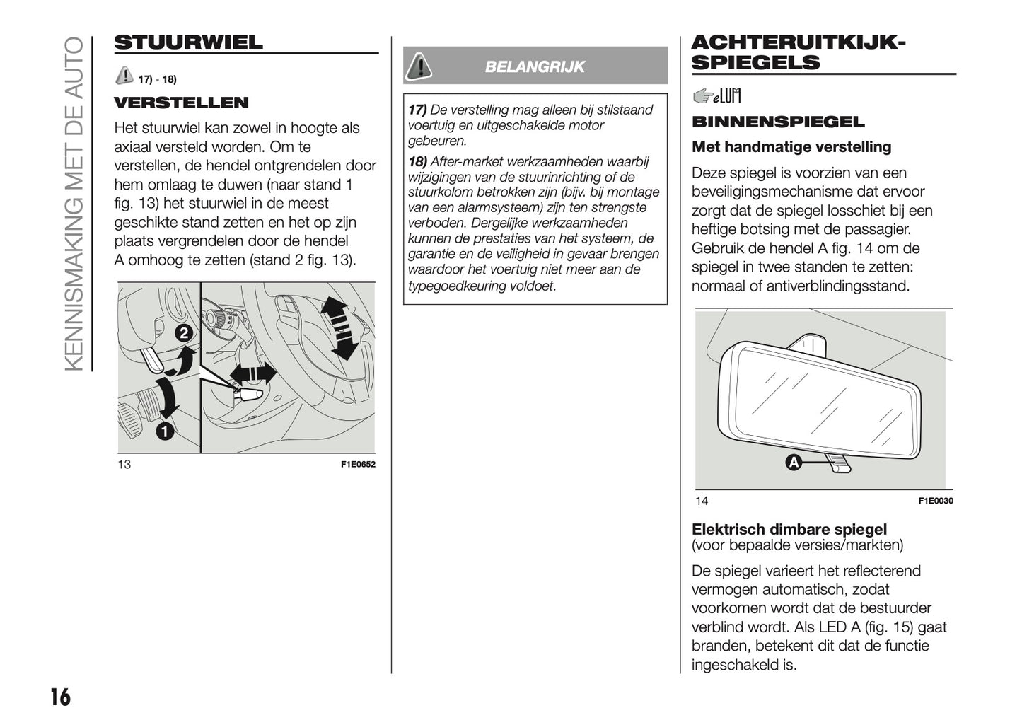 2017 Fiat Punto Easy Owner's Manual | Dutch