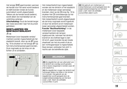 2017 Fiat Punto Easy Owner's Manual | Dutch