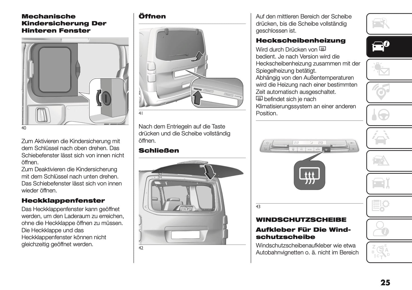2025 Fiat Scudo/Ulysse Owner's Manual | German