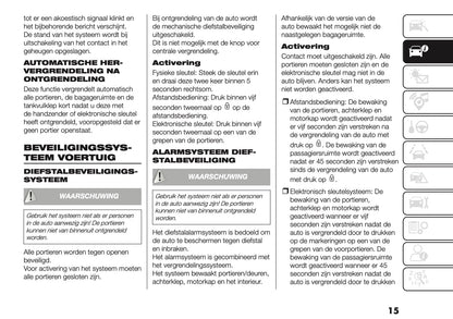 2026 Fiat Scudo/Ulysse Owner's Manual | Dutch