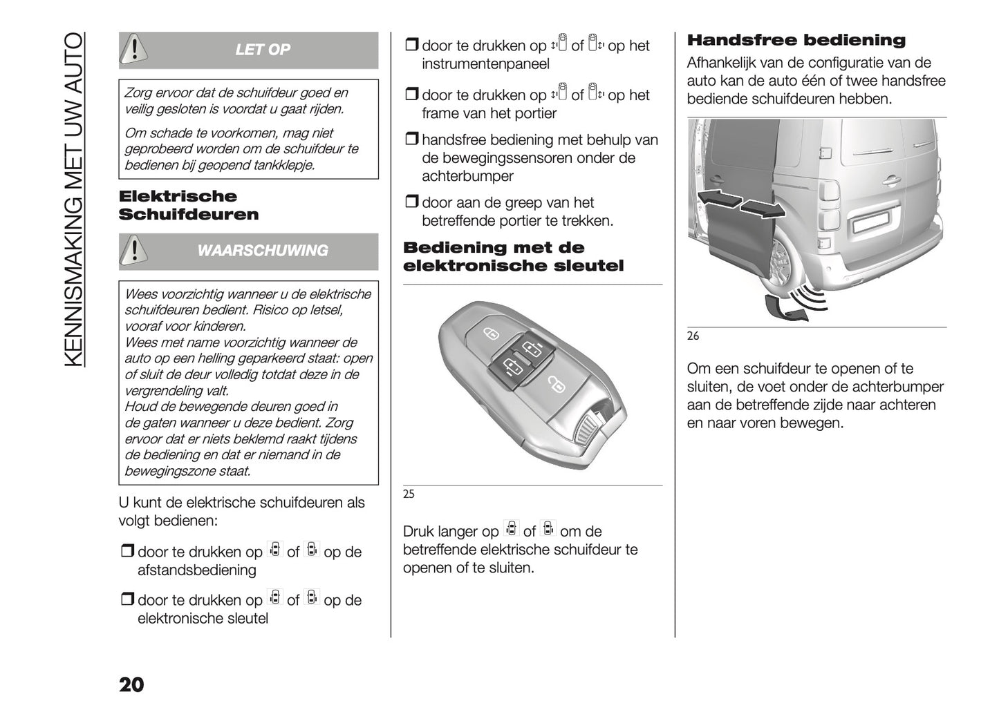 2026 Fiat Scudo/Ulysse Owner's Manual | Dutch