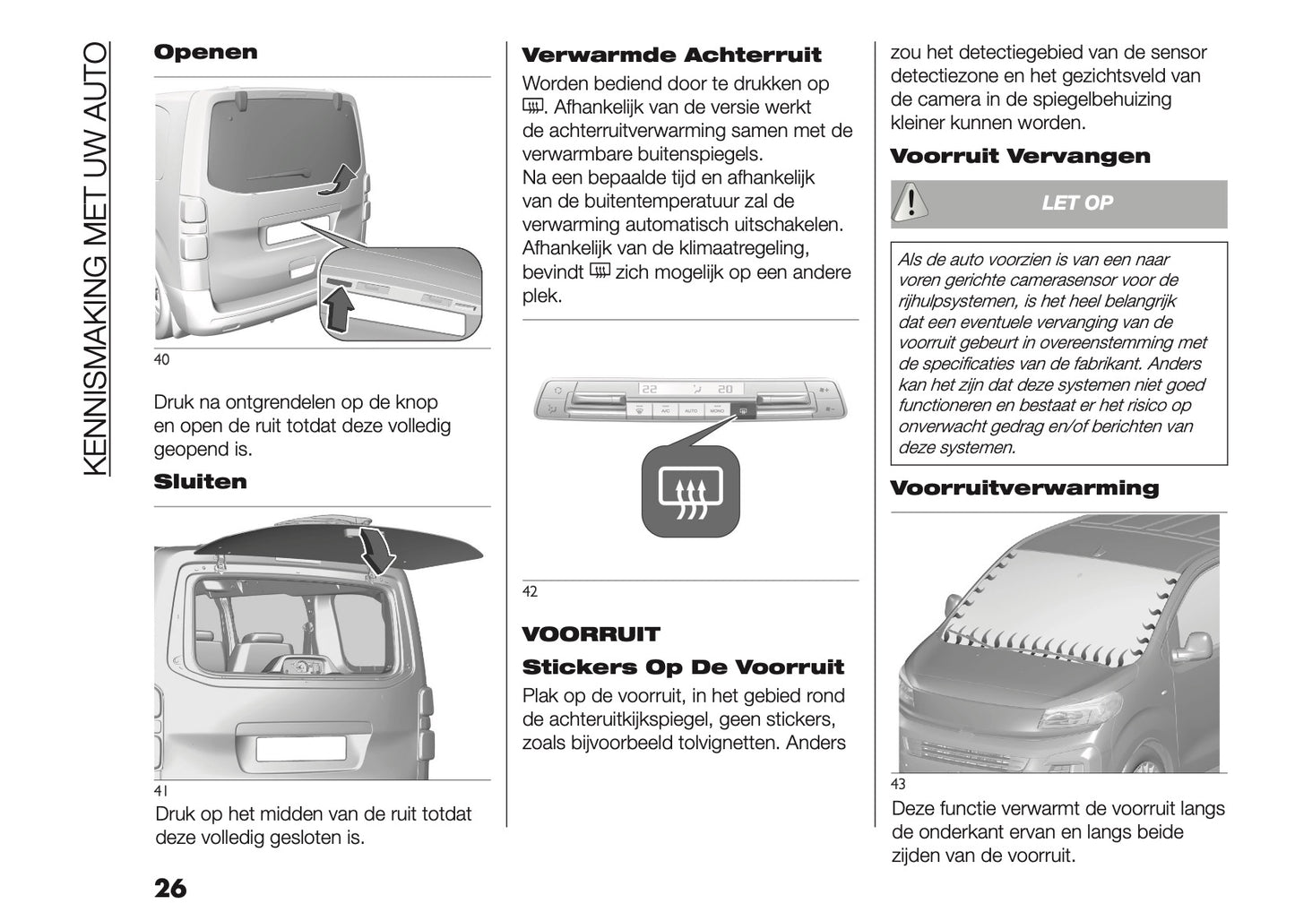 2026 Fiat Scudo/Ulysse Owner's Manual | Dutch