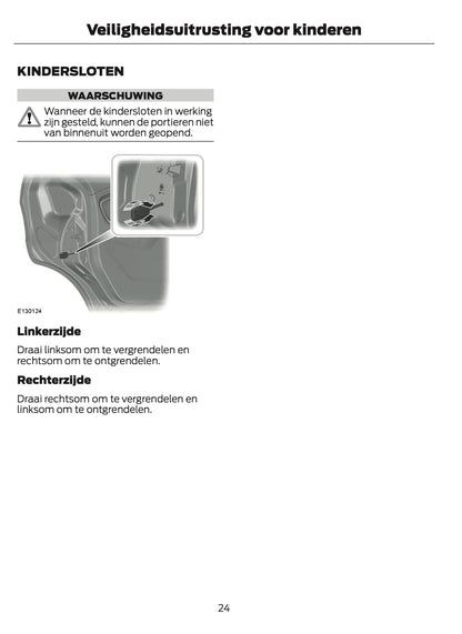 2014-2015 Ford B-Max Owner's Manual | Dutch