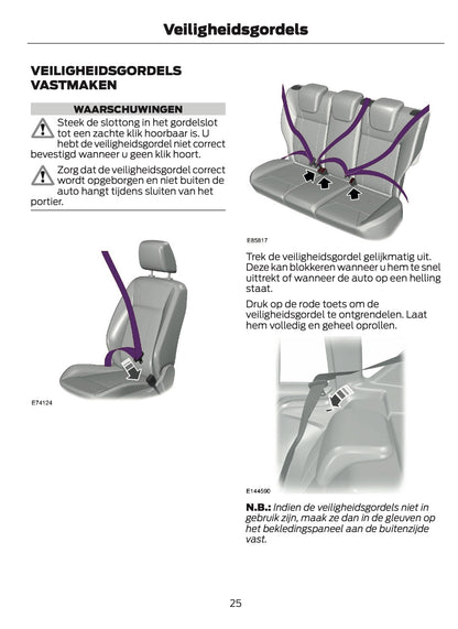 2014-2015 Ford B-Max Owner's Manual | Dutch