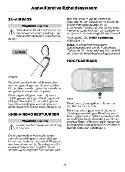 2014-2015 Ford B-Max Owner's Manual | Dutch