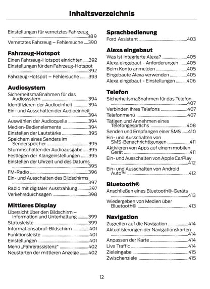 2026 Ford Bronco Owner's Manual | German