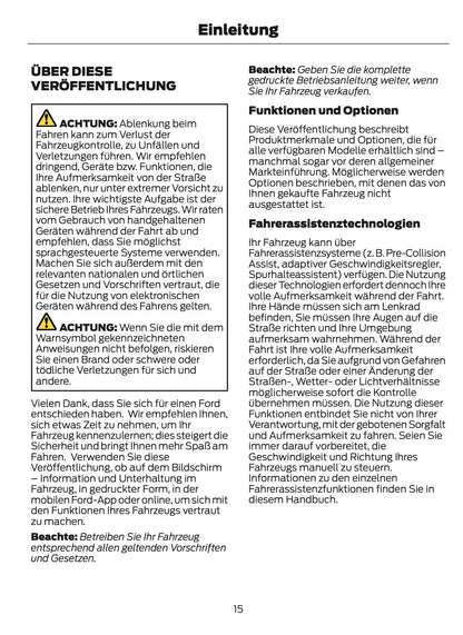 2026 Ford Bronco Owner's Manual | German