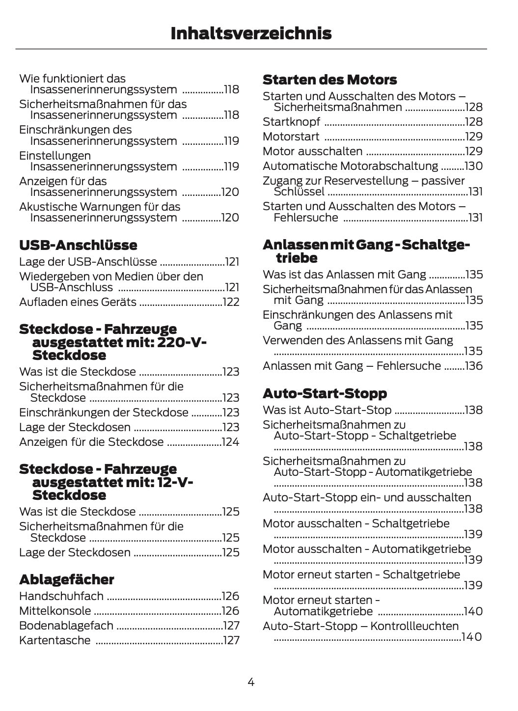 2026 Ford Bronco Owner's Manual | German