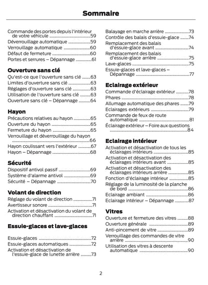 2026 Ford Bronco Manuel du propriétaire | Français