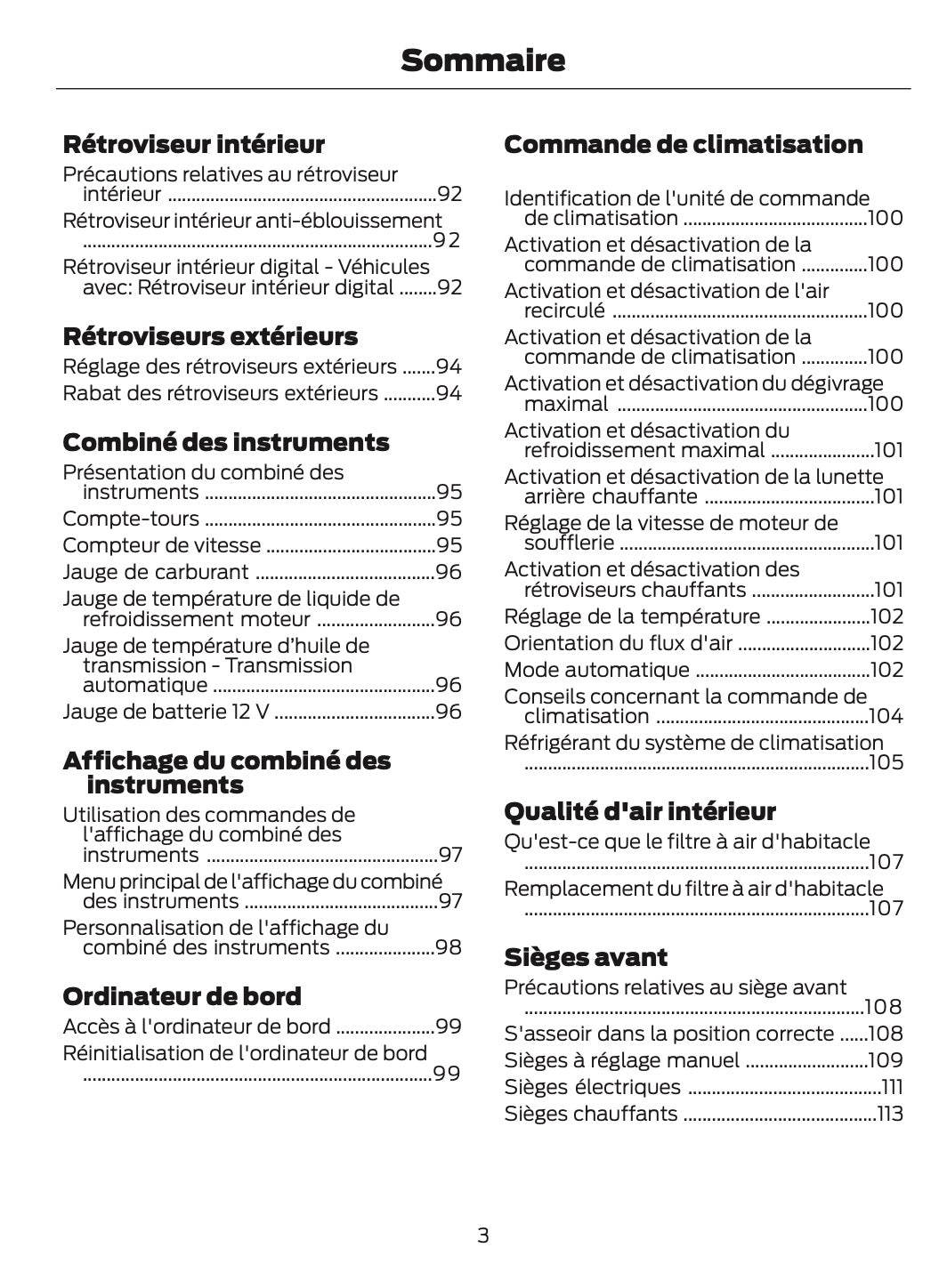 2026 Ford Bronco Manuel du propriétaire | Français