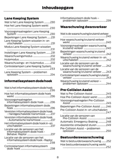 2026 Ford Bronco Owner's Manual | Dutch