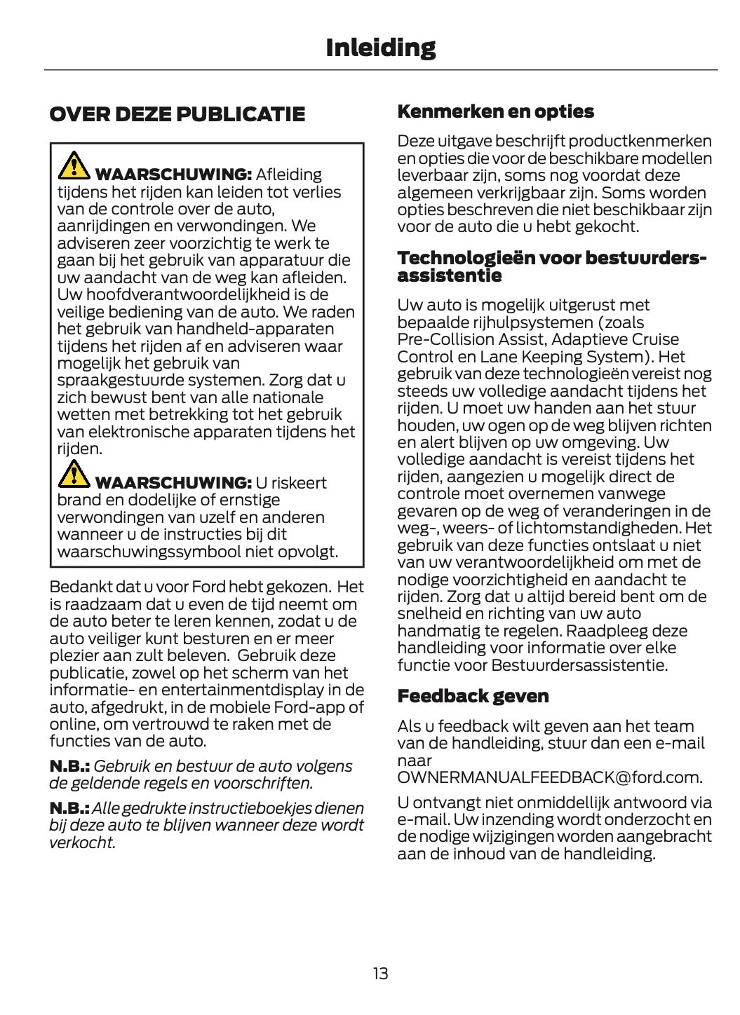 2026 Ford Bronco Owner's Manual | Dutch