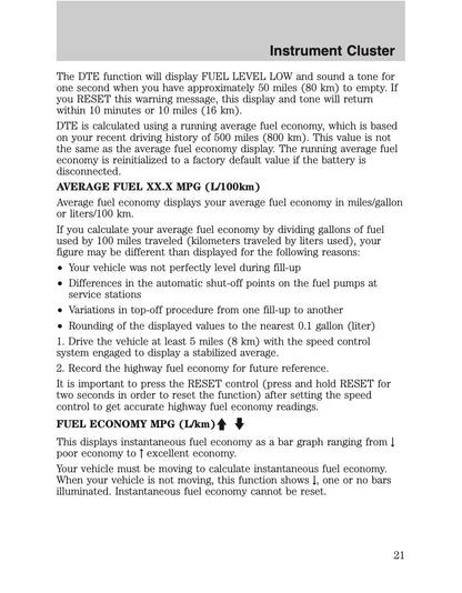 2010 Ford Crown Victoria/Mercury Grand Marquis Owner's Manual | English US