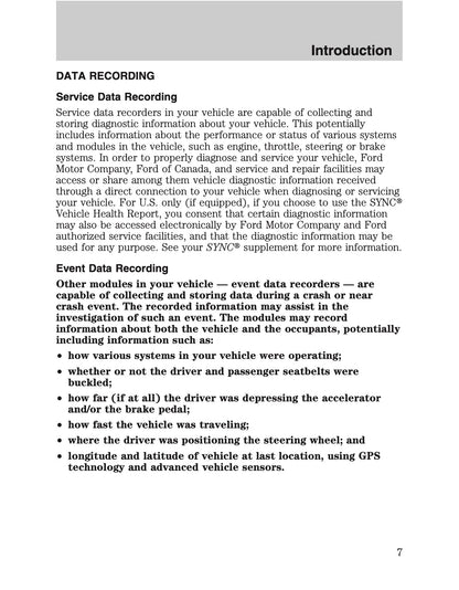 2010 Ford Crown Victoria/Mercury Grand Marquis Owner's Manual | English US