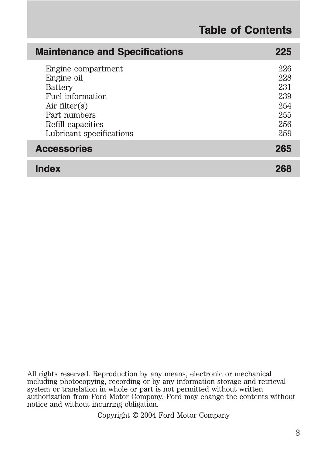 2005 Ford Excursion Owner's Manual | English US