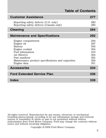 2010 Ford Explorer Sport Trac Owner's Manual | English