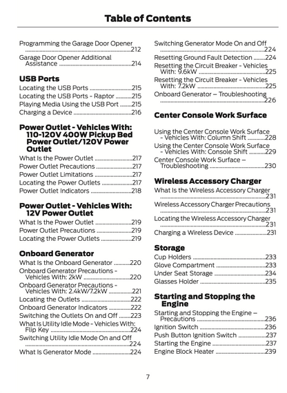 2024 Ford F-150 Owner's Manual | English