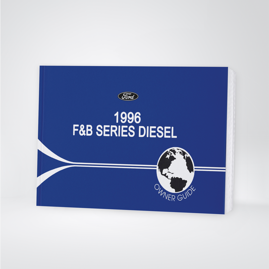 1996 Ford F&B Series Diesel Owner's Manual | English