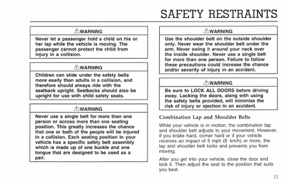 1996 Ford F&B Series Diesel Owner's Manual | English