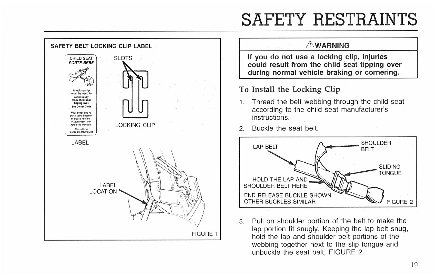 1996 Ford F&B Series Diesel Owner's Manual | English