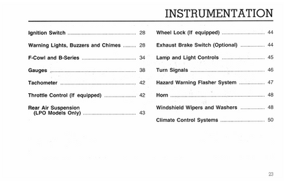 1996 Ford F&B Series Diesel Owner's Manual | English