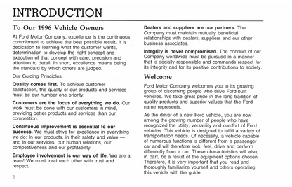 1996 Ford F&B Series Diesel Manuel du propriétaire | Anglais